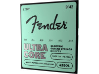 Fender 4250 Ultracore Guitar Strings Nickel Plated Steel Bullet End 4250L Gauges 009-042 Fender 4250 Ultracore Guitar Strings Nickel Plated Steel Bullet End 4250L Gauges 009-042